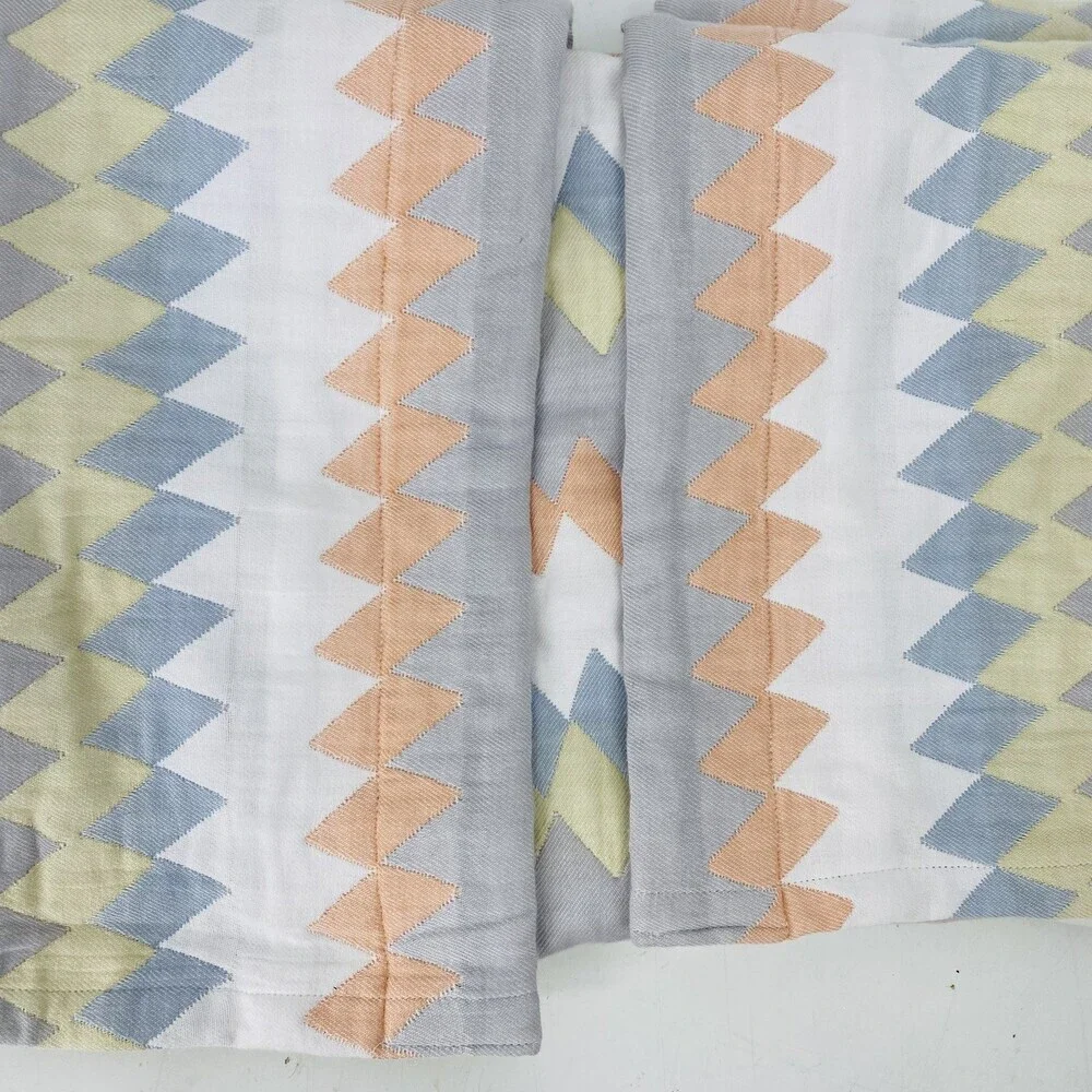 Pottery Barn Kids Organic Cotton Little Lion Jacquard Crib Skirt 58x28 Inches